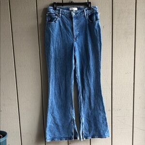 Abercrombie & Fitch Flare Jeans in Denim Blue